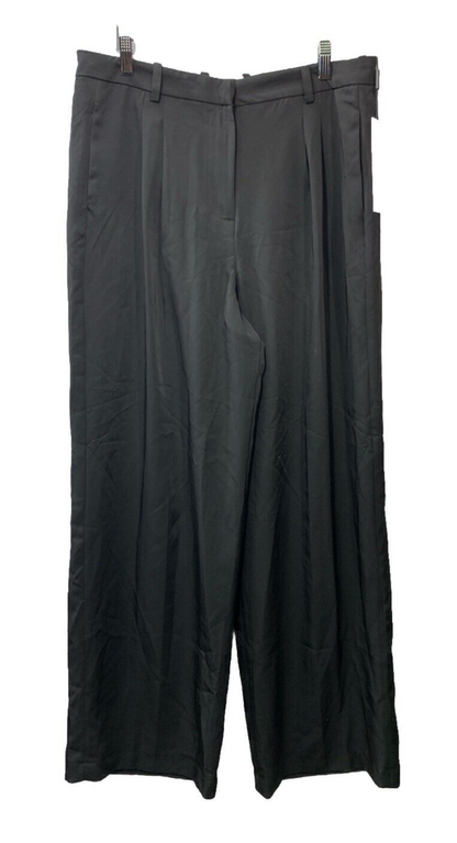 Calvin Klein Women's Wide Leg Pleated Office Front Long Pants M2HK1256 Size 12