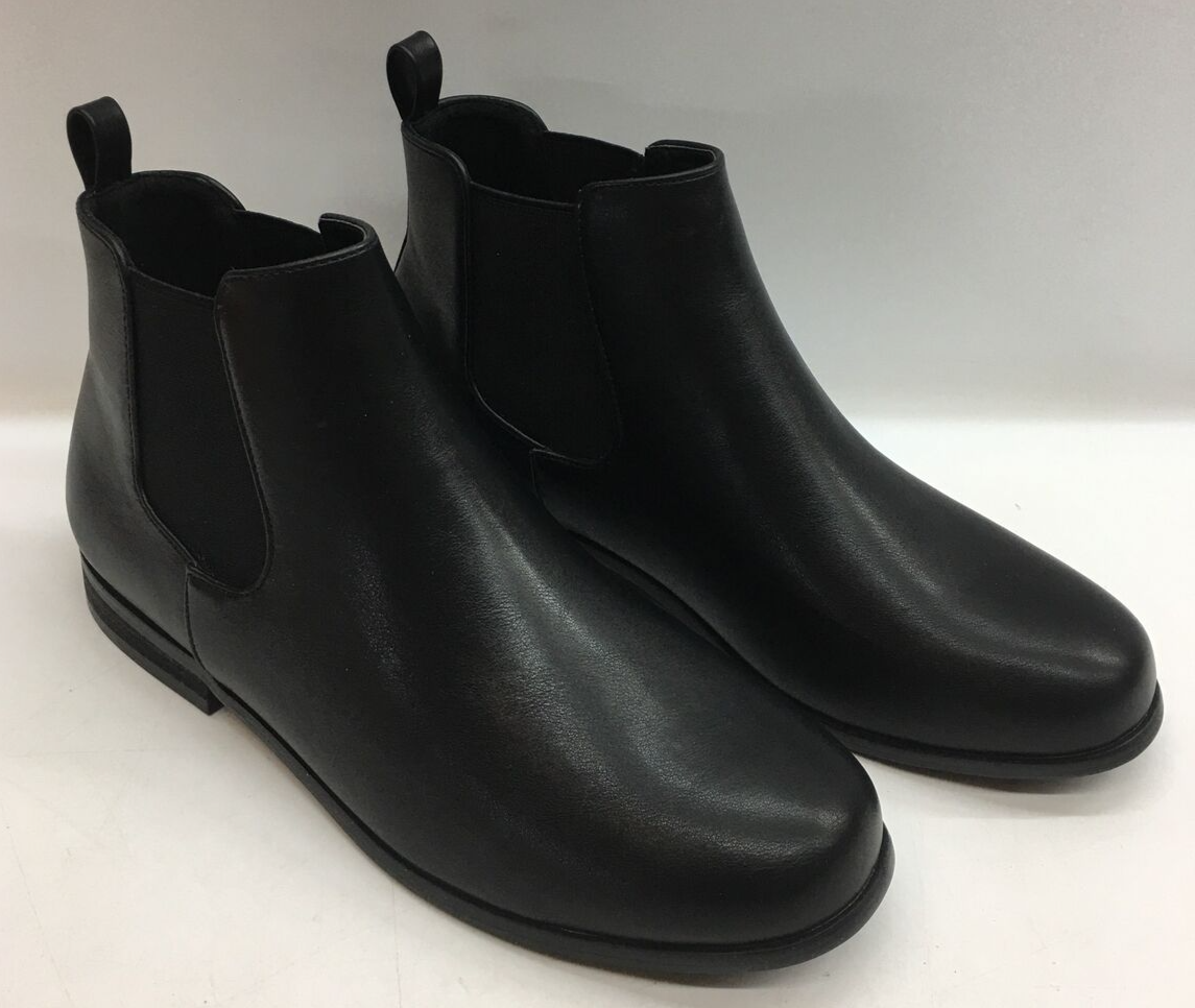 Ortho+rest Women Chelsea Boots Flat Ankle Black Size US 7 Synthetic Rubber Sole