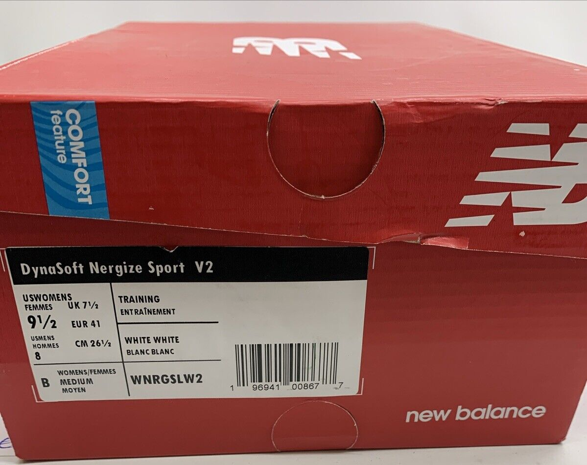 New Balance Women's DynaSoft Nergize Sport v2 Size 9.5 Lace-up WNRGSLW2 Sneaker