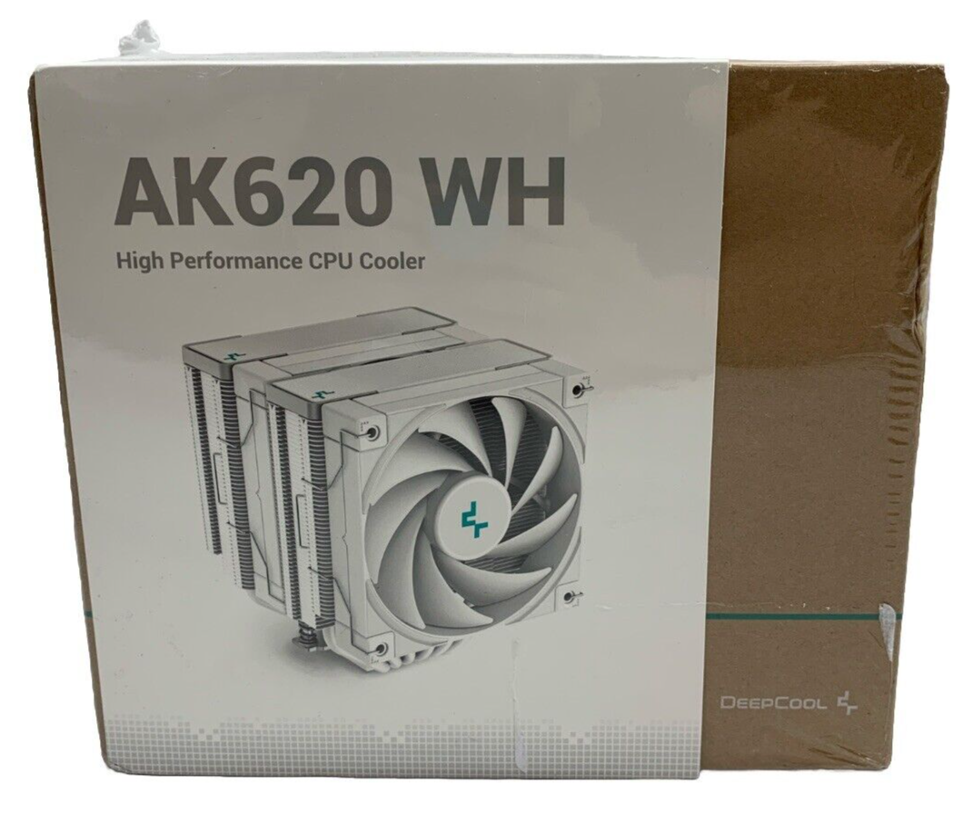 DeepCool AK620 WH 120mm High Performance CPU Air Cooler Fan White Dual Tower