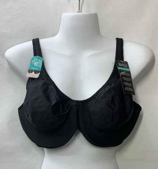 Bali Passion for Comfort® Minimizer Underwire BraStyle 3385 Black Size 36DD