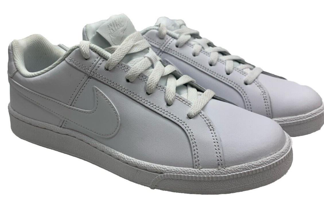 Nike Womens Court Royale Size 8 Trainers Sneakers Shoes White Lace-up Casual