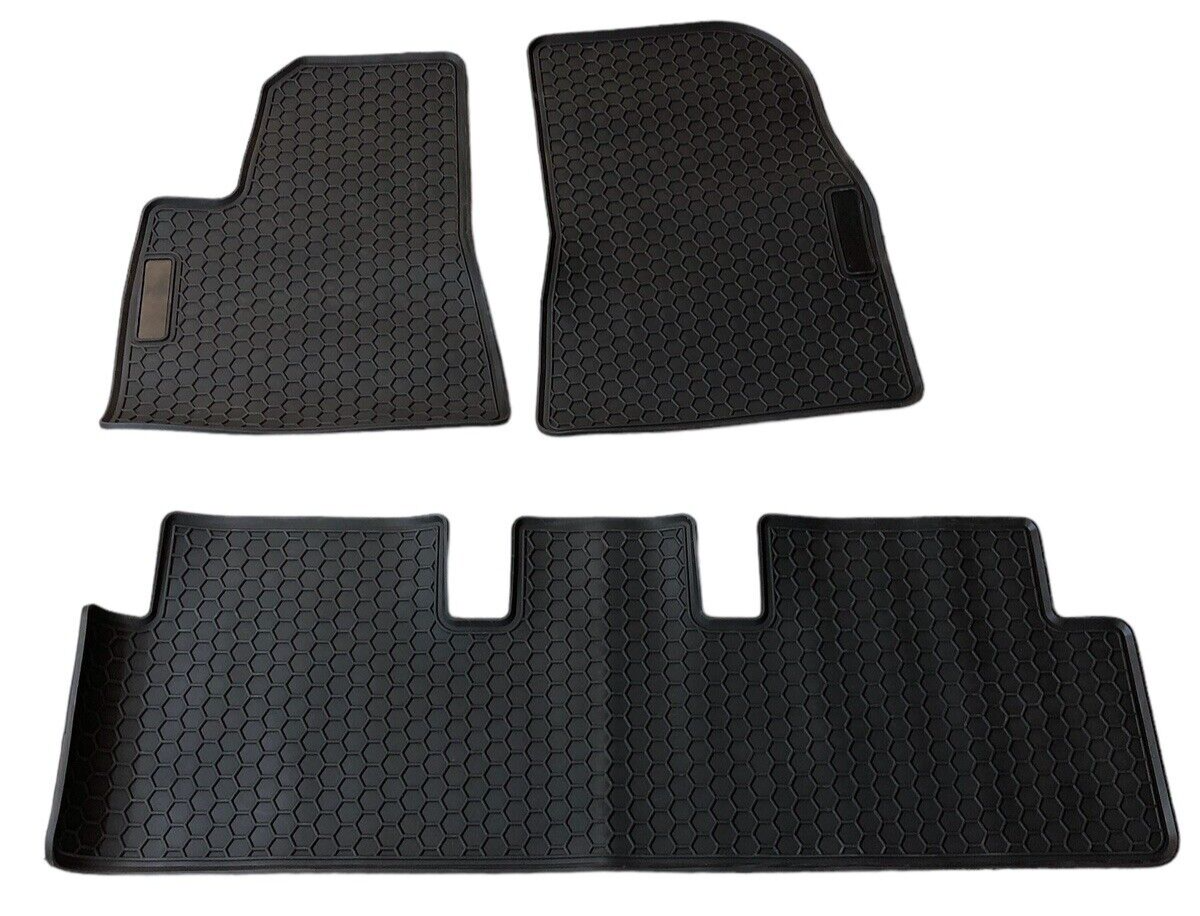 All Weather Floor Mats for 2021-2023 Tesla Model 3 Waterproof All Season Guard