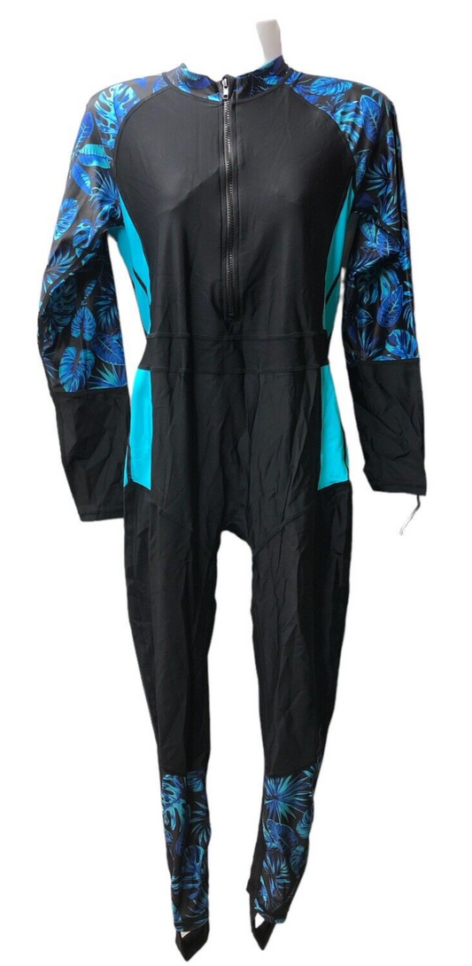 SBART New One-piece Bathing Suit Printed Diving Suit Long-sleeved Surfing Suits