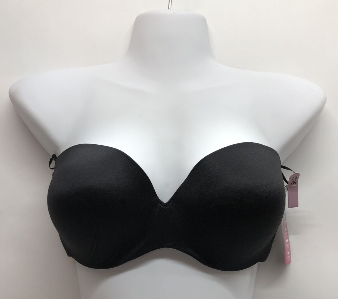 Maidenform 9417 Love The Lift Custom Lift Strapless Multiway T-shirt Bra Black