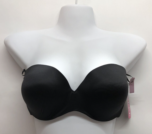 Maidenform 9417 Love The Lift Custom Lift Strapless Multiway T-shirt Bra Black