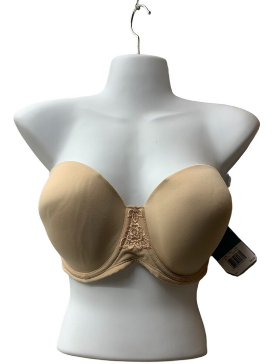 Vanity Fair Womens Beauty Back Strapless Bra Size 36DD Rose Beige BGC1122 #74380