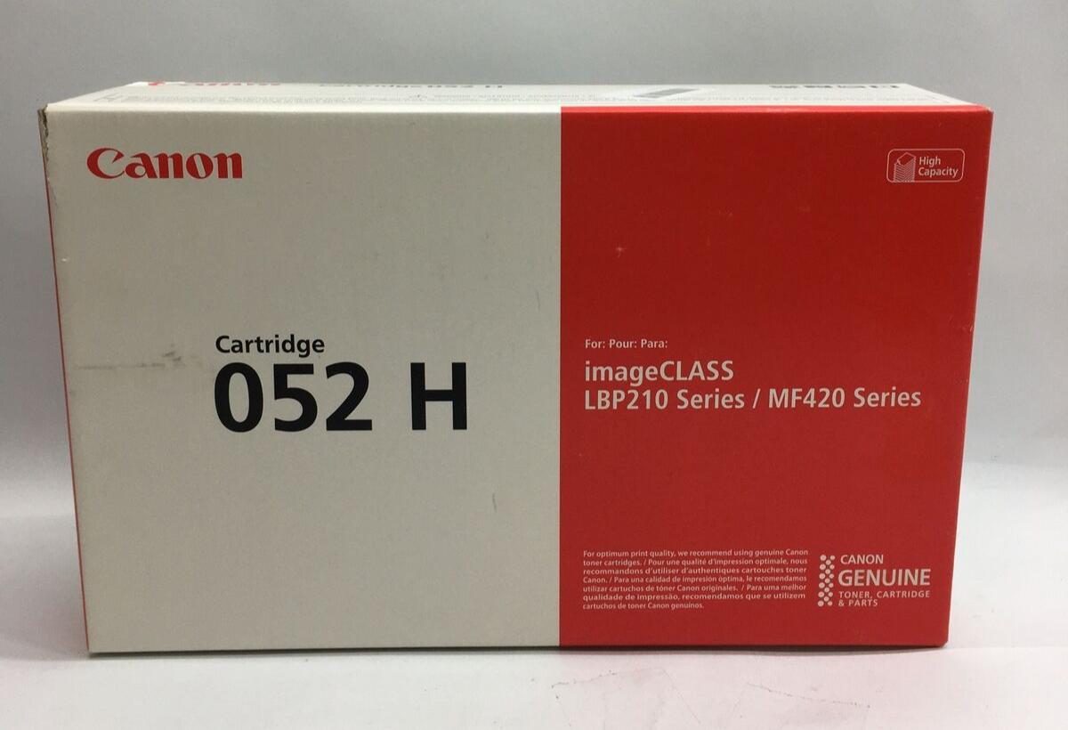 Canon 052H Black High Yield Toner Cartridge 2200C001 imageCLASS LBP210/MF420