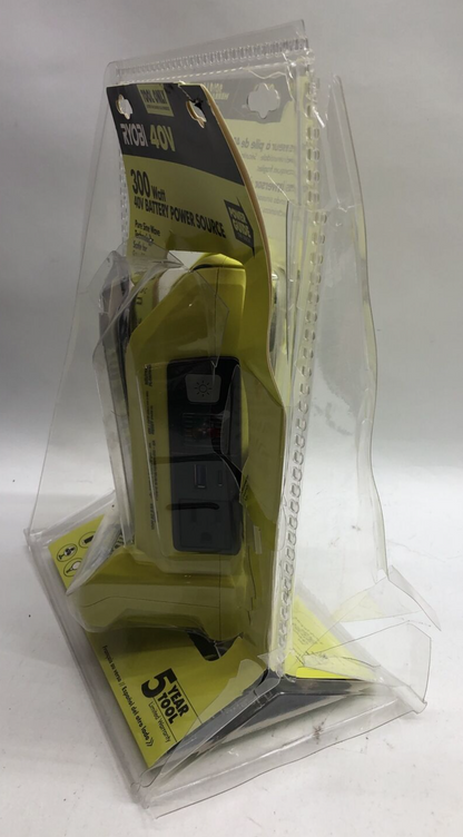 Ryobi Power Inverter 40V 300 Watt Charger Mobile Device Charging 40 Volt Tool