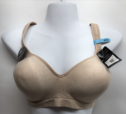 Bali 3463 Comfort Revolution Wirefree Bra Beige Opaque DF3463 AGUI Size 40C