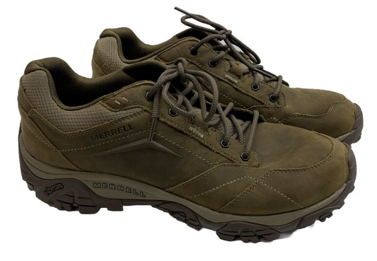 Merrell J91831 Men Moab Adventure Lace-up Work Shoes Boulder Size 12 Lightweight