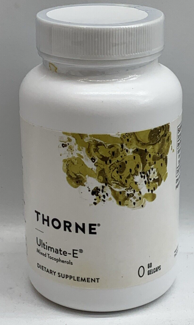 THORNE Ultimate- The Natural Forms of Vitamin E Mixed Tocopherols - 60 Gelcaps