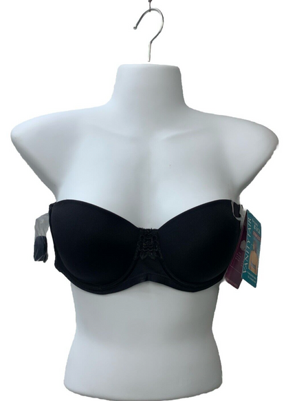 Vanity Fair Womens Beauty Back Smoothing Strapless Bra Midnight Black Size 34B