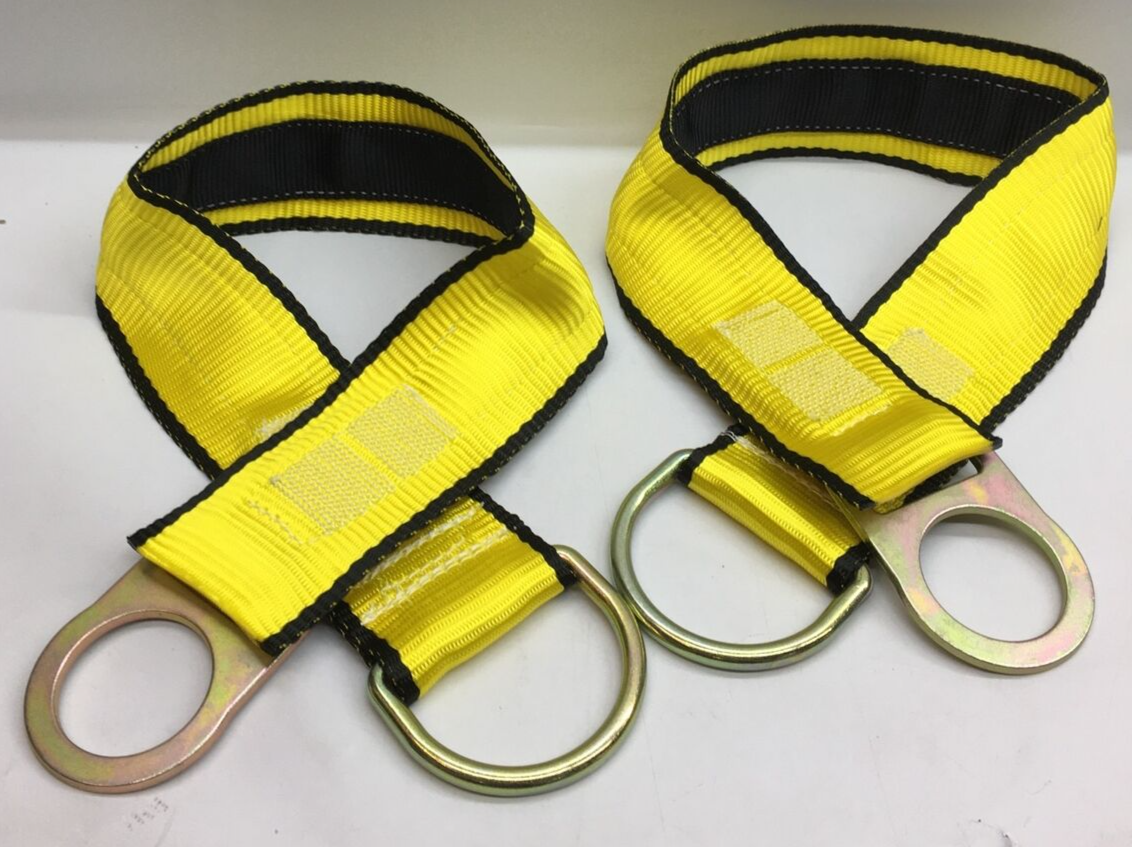 GIBBON GRIP 3ft ANSI Fall Protection Choker Cross Arm Strap Anchor Yellow 2 pack