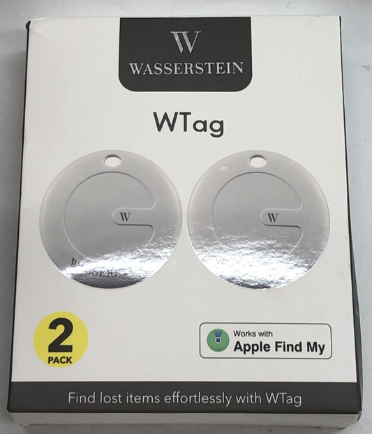 Wasserstein WTag Bluetooth Tracker - MFi Certified Luggage Trackers, Key Tracker