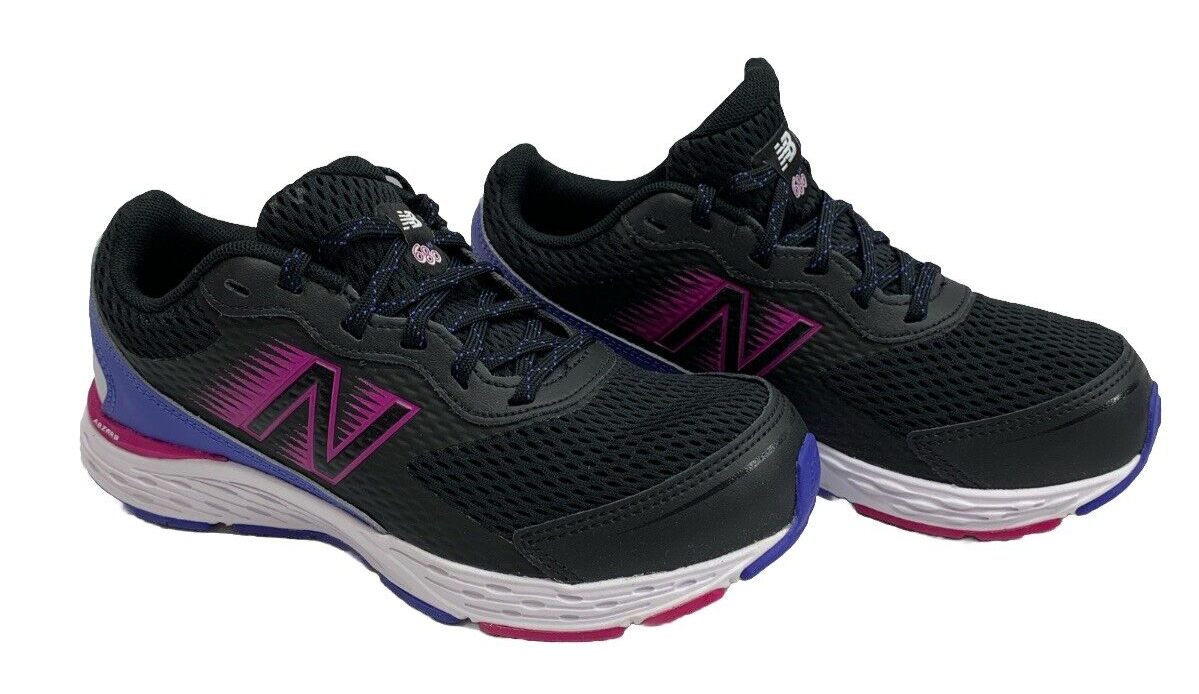 New Balance 680v6 Kid Running Shoes YP680BP6 Lace-up Sneaker Size 4.5 37 EU 4 UK