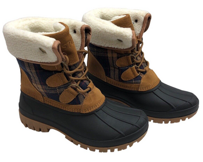 STQ Womens Duck Boots Cold Weather Insulated Snow Boots Waterproof Boots U.S 9