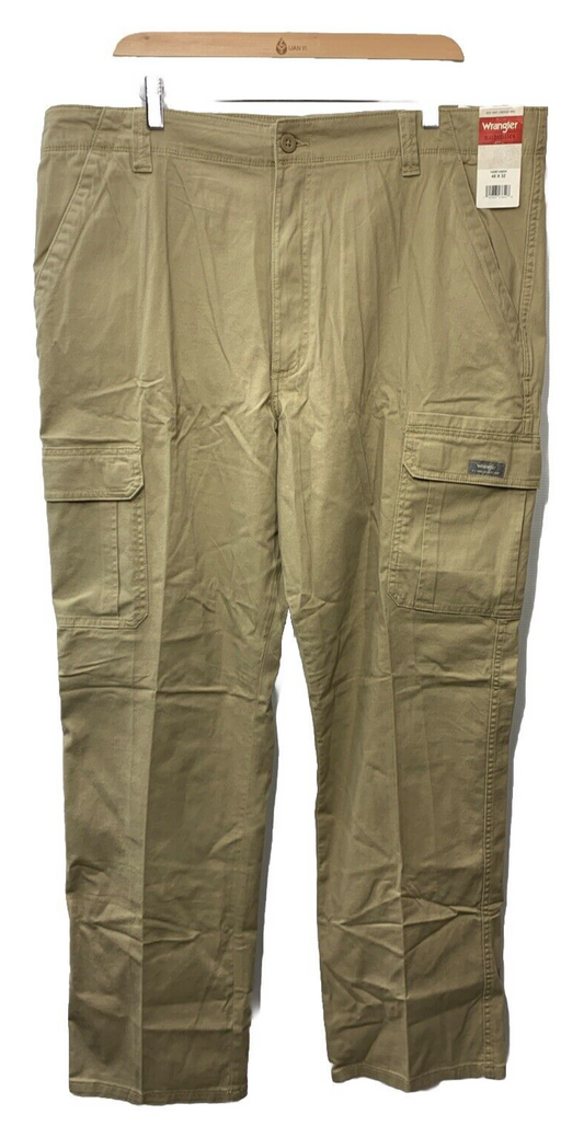 Wrangler Authentics Men's Relaxed Stretch 10ZM7ABEW Classic Cargo Pants Sz 40x32