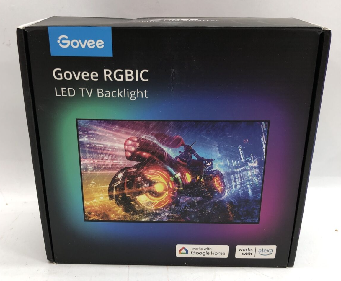 Govee RGBIC LED TV Backlight H6168 12VDC 1.5A 18W Modern Indoor WI-FI & Bluetoot