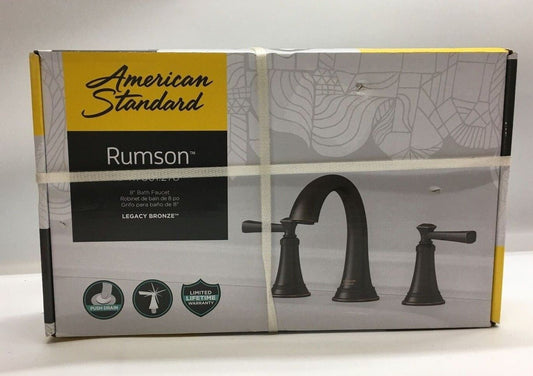 American Standard Rumson Bathroom Faucet Legacy Bronze Widespread 7417801.278