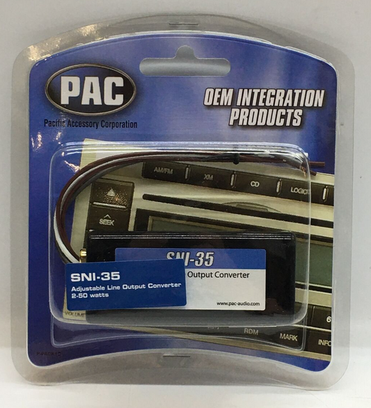 PAC SNI-35 Variable LOC Adjustable Line Output Converter 2-50 Watts 1.2x6.25x5.9