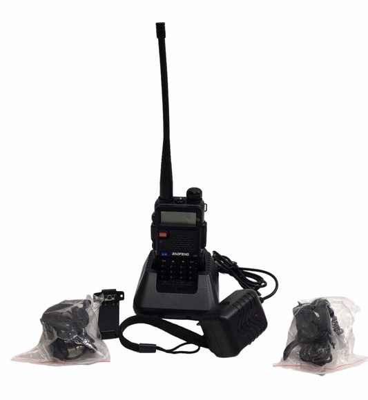 Baofeng UV-5R VHF UHF Dual-Band Ham 5W Portable Two-way Radio Walkie Talkie