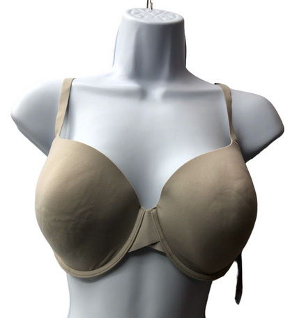 Calvin Klein Women's Perfectly Fit T-Shirt Strap Bra Off White Size 36D Opaque