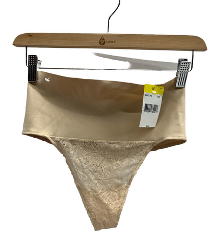 Maidenform Womens Tame Your Tummy Shaping Thong Beige Lace DM0049-24C Size M