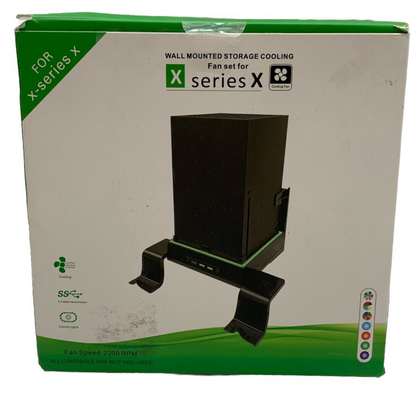 Wall Mount with Cooling Fan for Xbox Series X with Controller Holder 2200 Speed