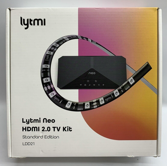 Lytmi Neo HDMI 2.0 TV Kit Standard Edition LDD21 Lighting Strips For 65”-74” Tvs