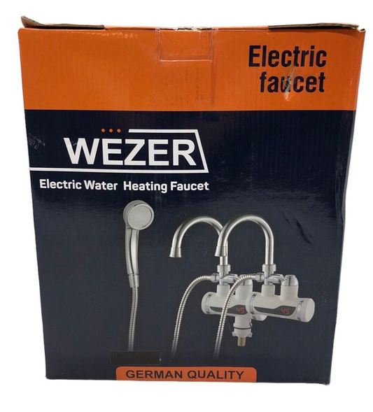 WEZER HY25-07XY Electric Water Heater KFaucet Instant Hot Water Bathroom 120V