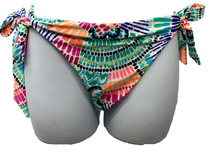 La Blanca Women's Side Tie Hipster Bikini Bottom Multi LB3ZR94 Underwear Size 8