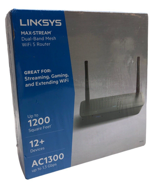 Linksys Mesh Wifi 5 Router Dual-Band 1,200 Sq. ft Coverage Supports Guest MR6350