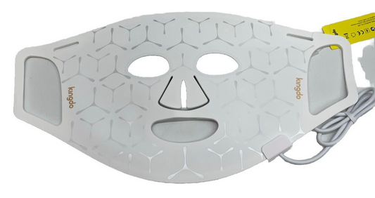 KINGDO Red Light Therapy Mask, Cordless Near-infrared 850 Red Light Led Contour