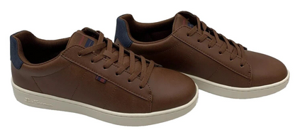 Ben Sherman Hampton Sneaker Men's Brown Size 9.5 Lace-up Shoes BSMHAMPV-7621