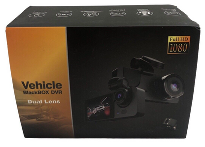 Prilotte 1080 Full High definition Three Channel Dash Cam Black BlackBox DVR