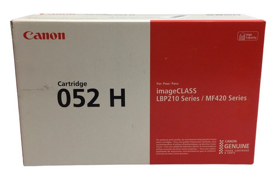 Canon 052H Black High Yield Toner Cartridge 2200C001 imageCLASS LBP210/MF420