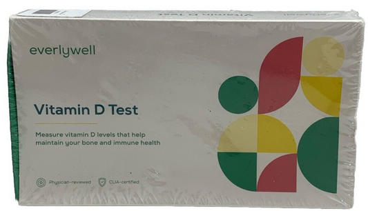 EverlyWell Vitamin D Test Kit Physician-reviewed CLIA-certified with Shink Wrap