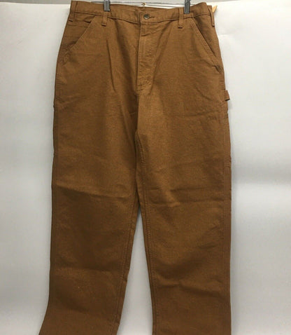 Carhartt Loose Fit Washed Duck Work Dungaree Brown 36x34.