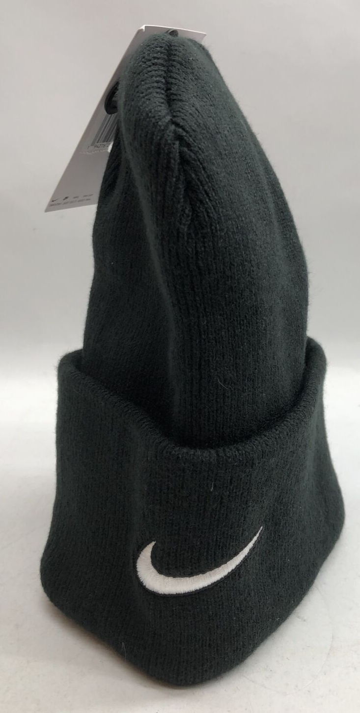 Nike Unisex Beanie Stock Cuffed Knit (Black) CW6117-010-MISC Stretch One Size