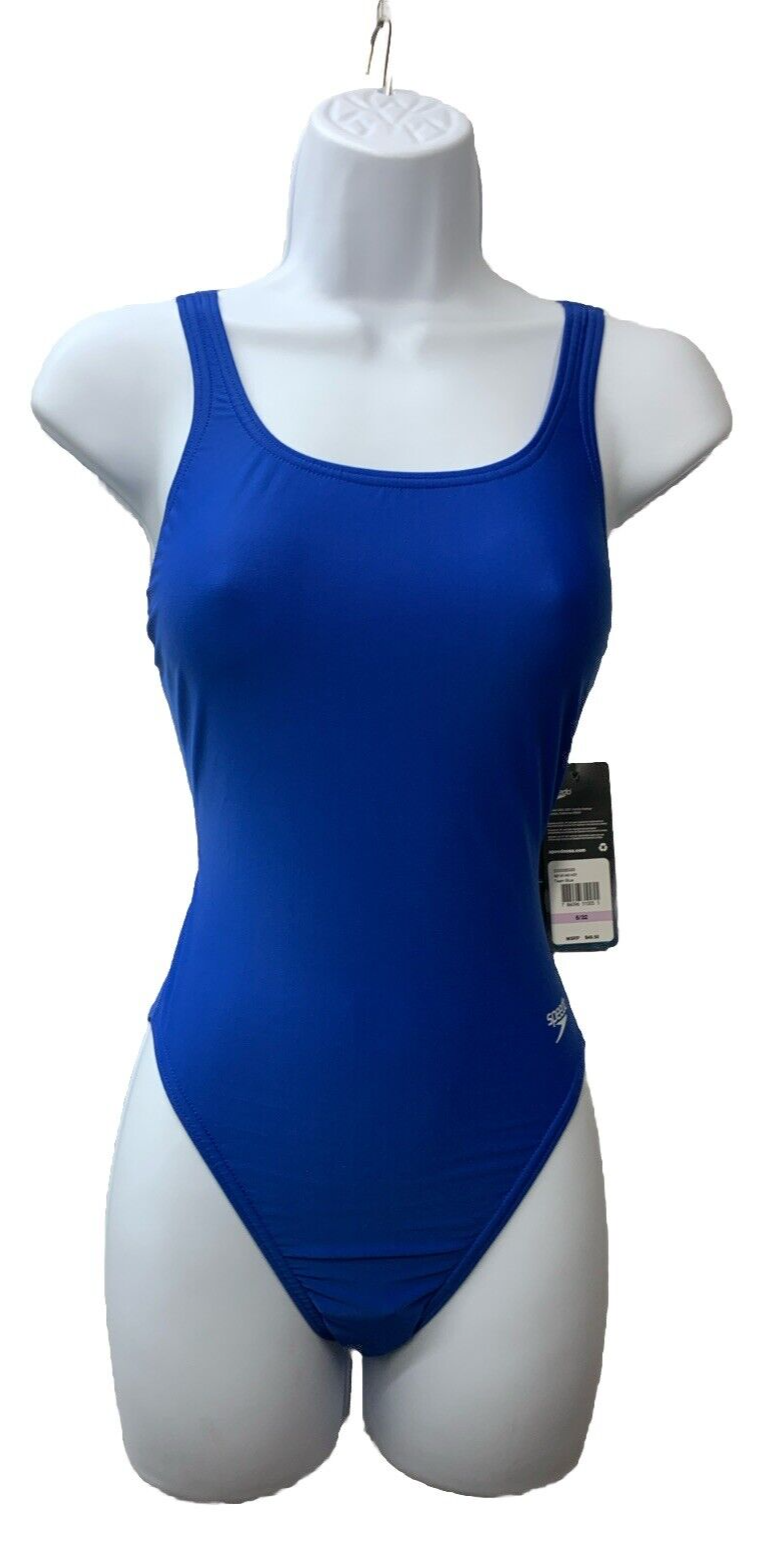 Speedo Swimsuit One Piece Women's Size 6/32 Team Blue Prolt Super Pro Swimwear