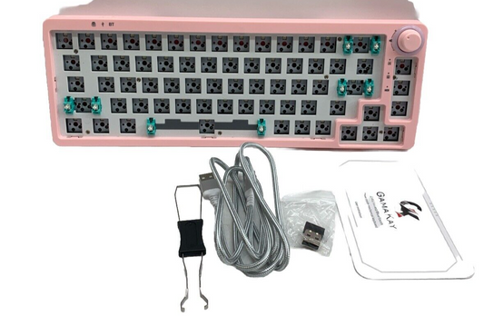 GK GAMAKAY LK67 65% RGB Modular DIY Mechanical Keyboard, 67 Keys Hot Swappable