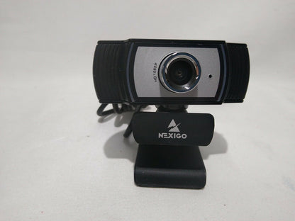 1080P Full HD WebCam with Microphone for Streaming Gaming Video Chatting Black