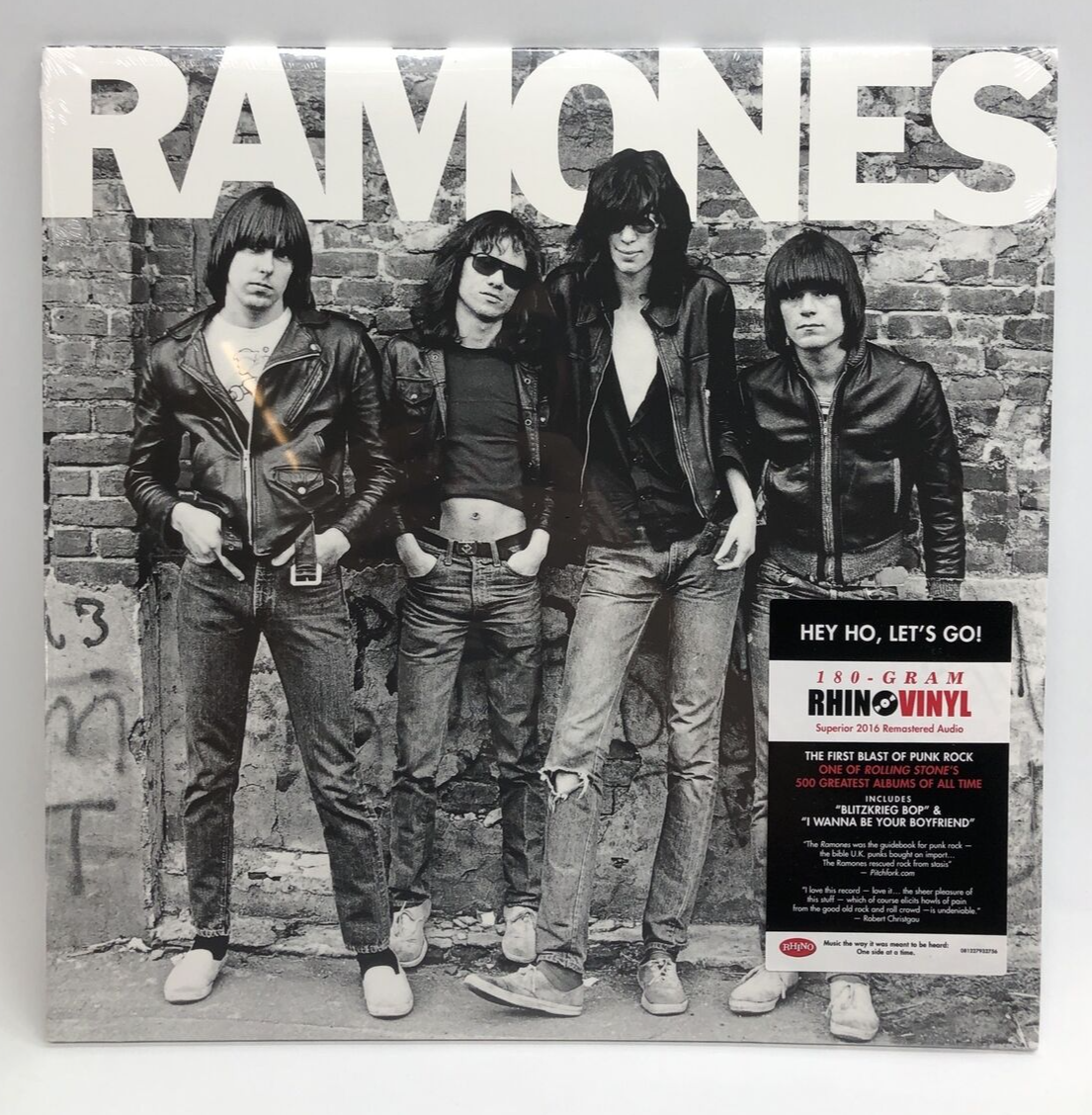 Ramones Vinyl 180-gram Superior 2016 Remastered Audio Punk Rock Hey Ho, Lets Go!