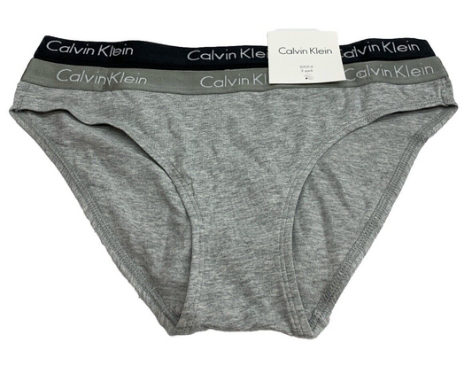 Calvin Klein Women's Bikini Briefs QP19140-906 Knickers Underwear Size M 2 Pack