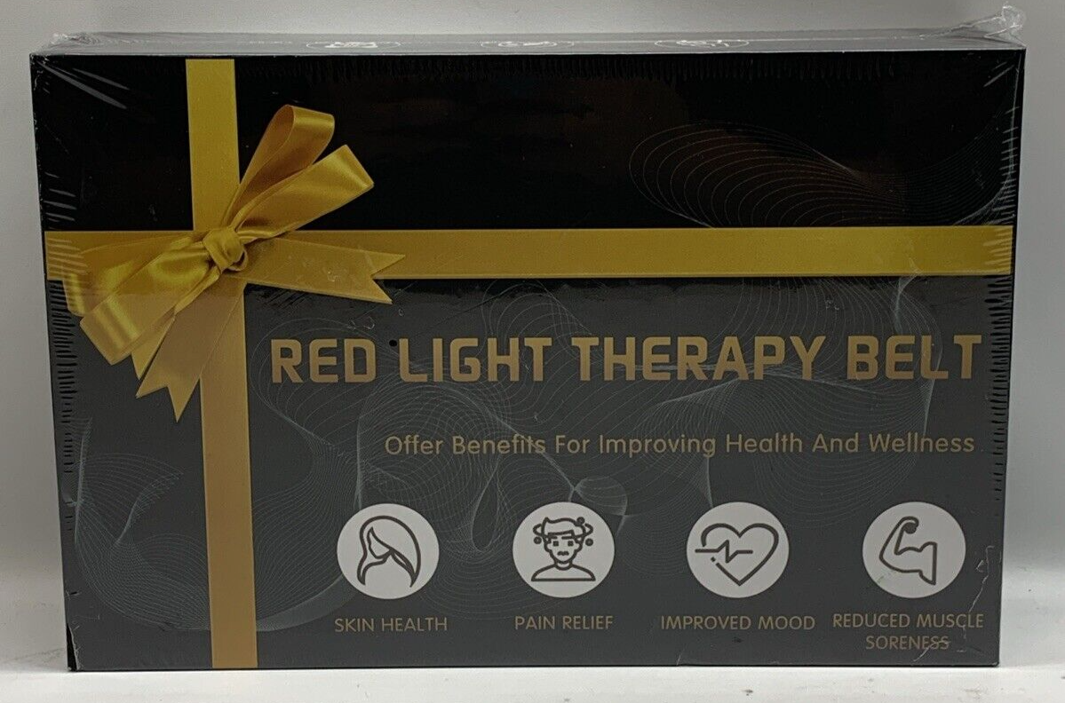 Red & Infrared Belt LED Light Therapy Wrap for Body Back Pain Relief Lose Weight