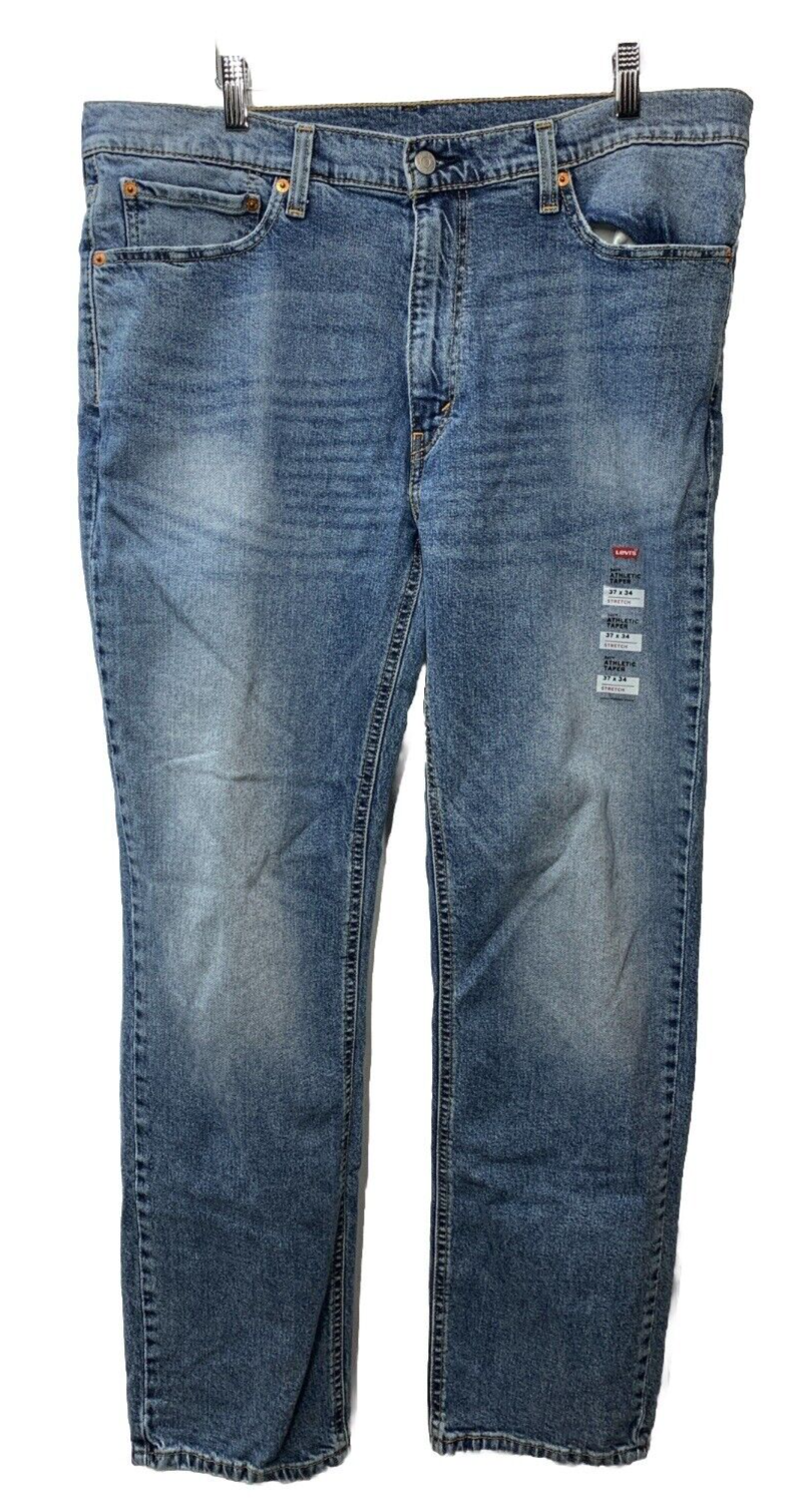 Levi's Men's 541 Athletic Fit Jeans Straight Leg 37Wx32L Long Pants with Pockets