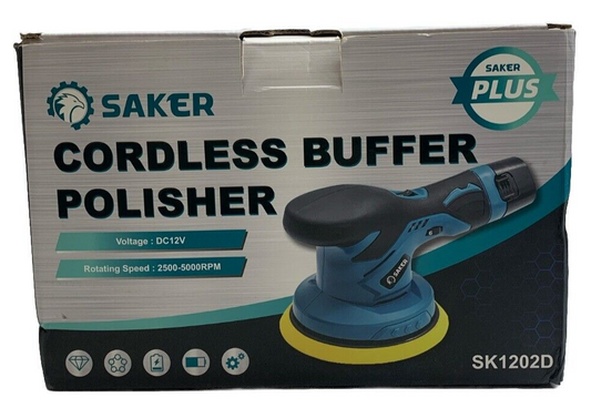 Saker Mini Cordless Portable Buffer Polishing Kit SK1202D for Car Detailing