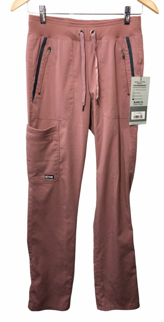 GREY’S ANATOMY by BARCO Impact Women's Long Scrub Pants Pink Size Small Pink