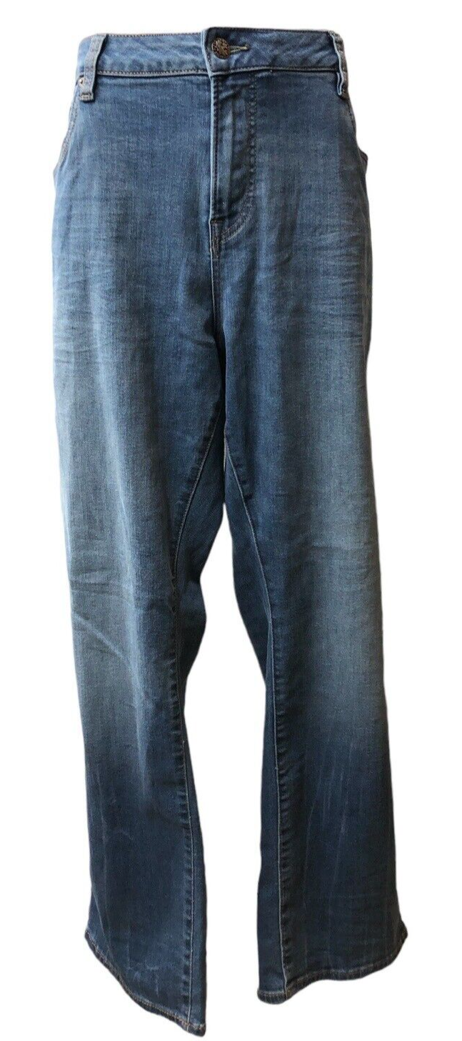 BUFFALO David Bitton Men's 42/30 Ash Slim-Fit Jeans Pants Veined And Crinkled